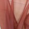 1 Yard Rust Crystal Organza Fabric Sheer Shiny Lightweight Polyester 58/59 inches wide